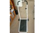 TREADMILL MANUAL,  white,  hardly used (1 mile on the...