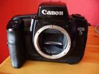 CANON EOS 5 (print film camera) SLR built in flash....